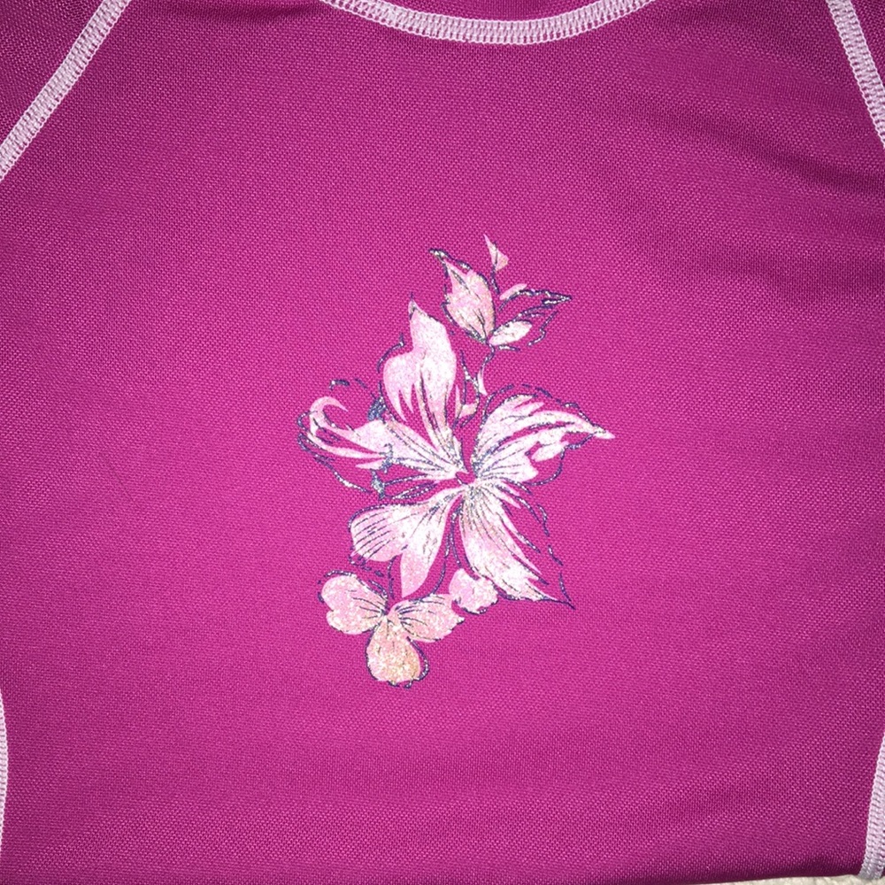 Sun Protection Zone Girl’s Rash Guard NWOT - Picture 3 of 4
